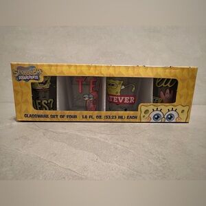SpongeBob SquarePants Colorful Glass Set